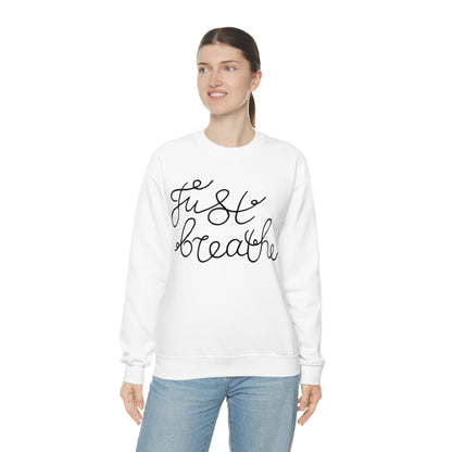 Just Breathe Crewneck Sweatshirt