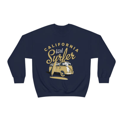 California-Best surfer Crewneck Sweatshirt