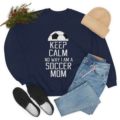 Keep calm soccer mom Crewneck Sweatshirt