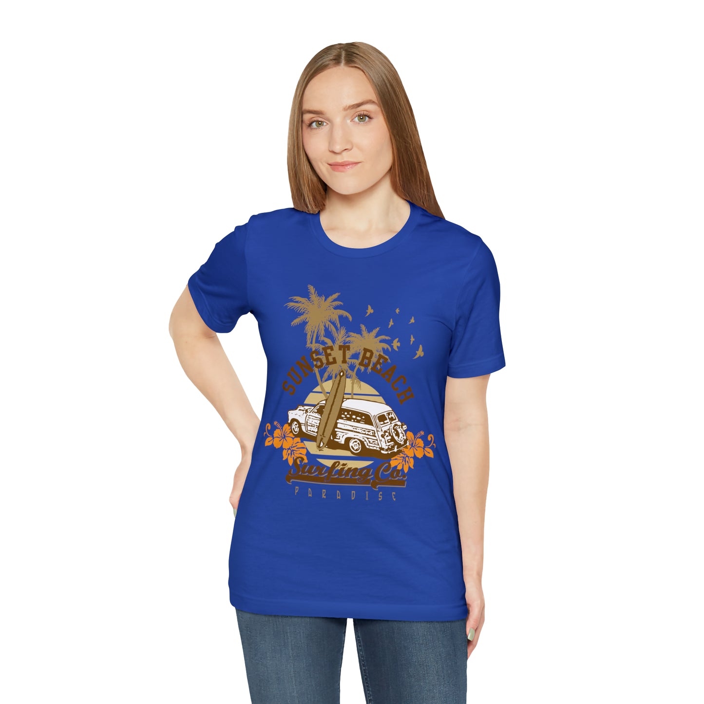 Sunset Beach Surfing Paradise T-Shirt