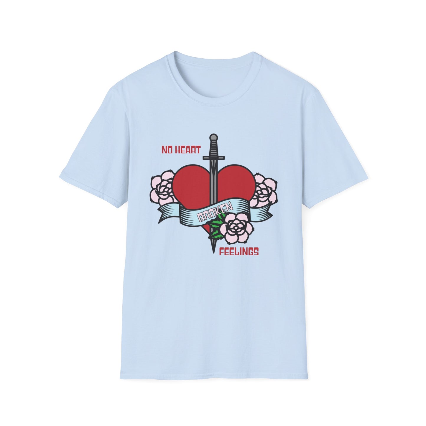 No heart feelings broken heart T-Shirt