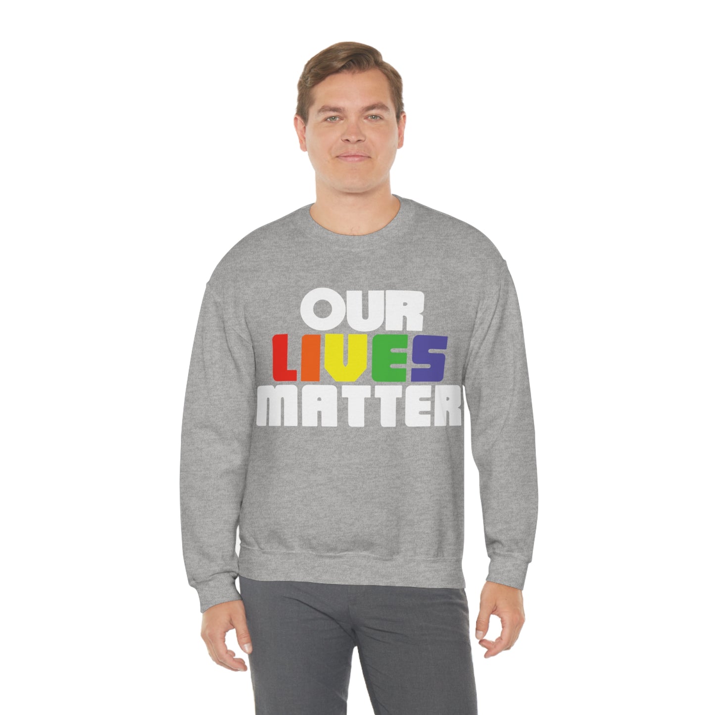 Our lives matter Crewneck Sweatshirt