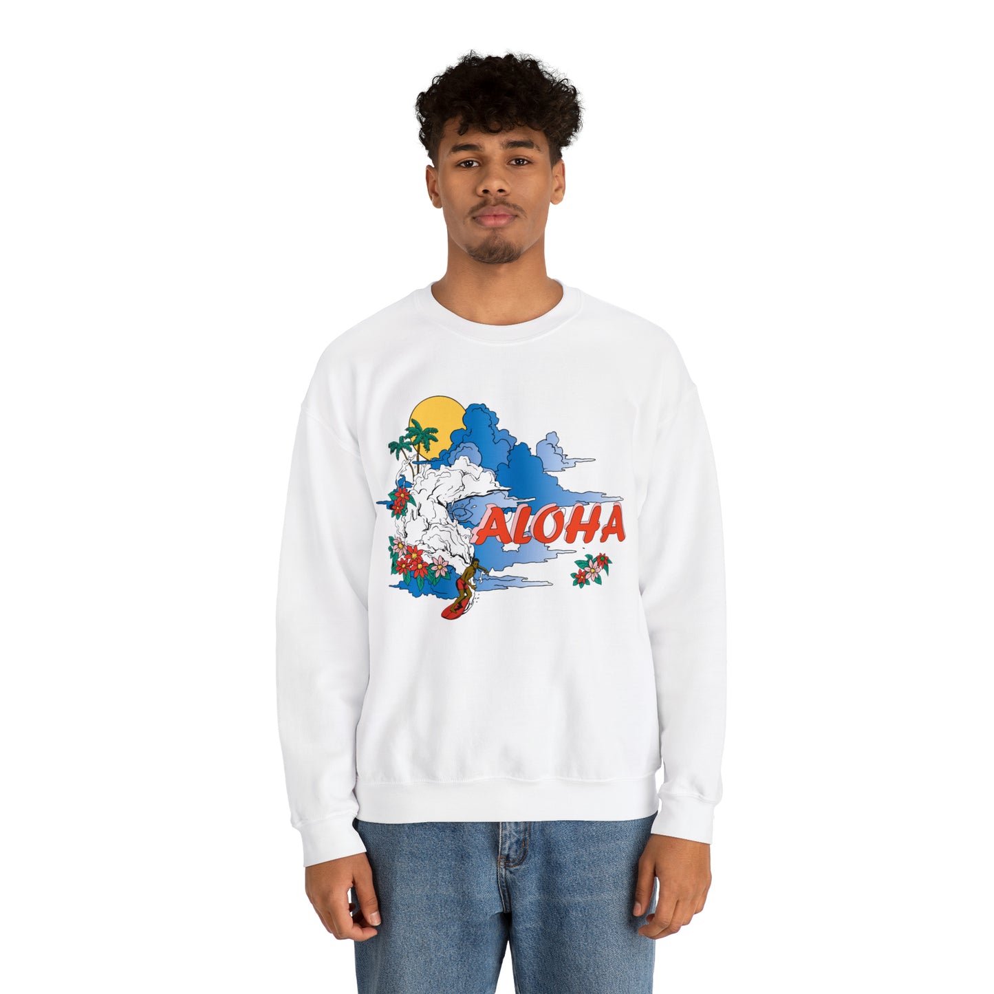 Aloha Vibes Crewneck Sweatshirt