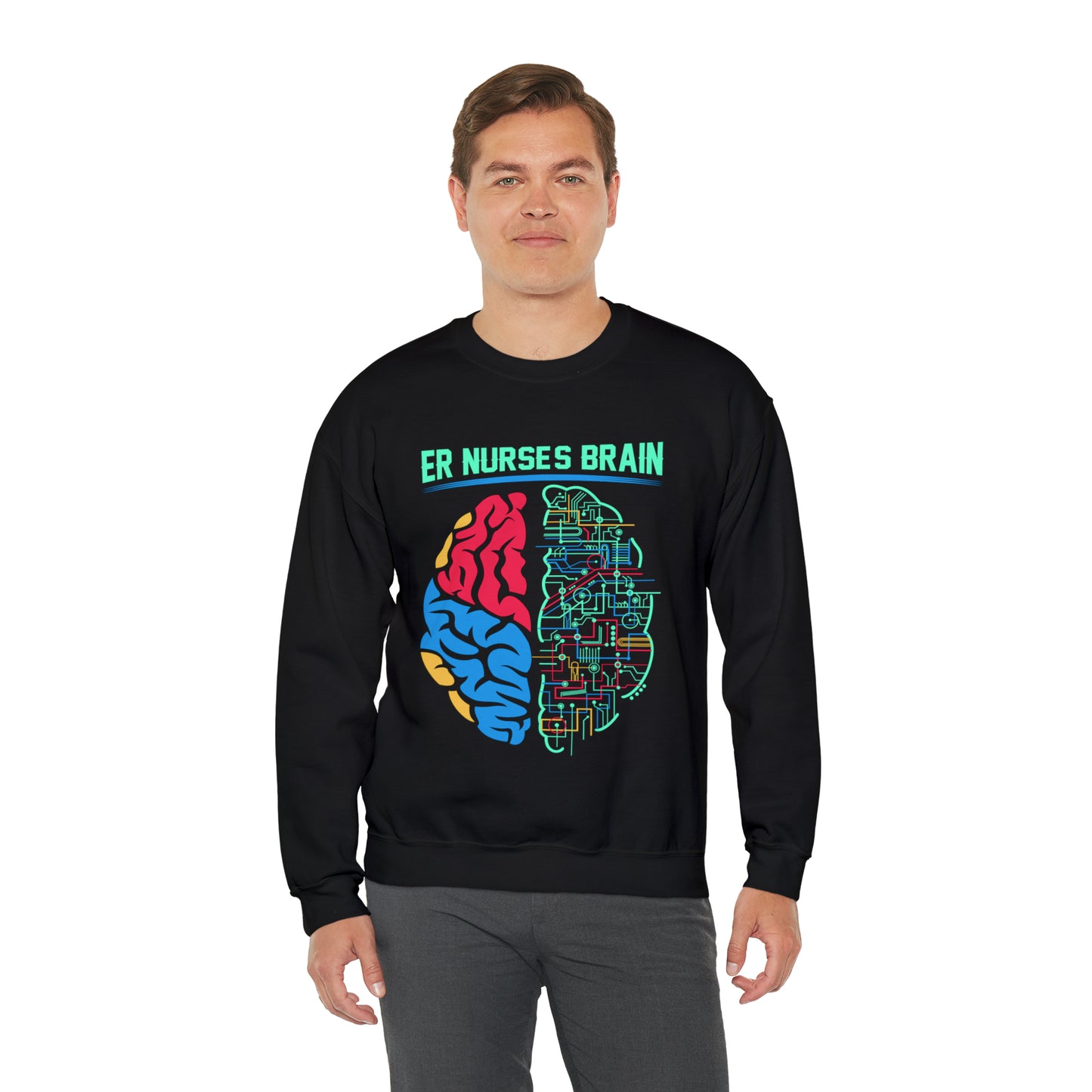 Nurses brain Crewneck Sweatshirt