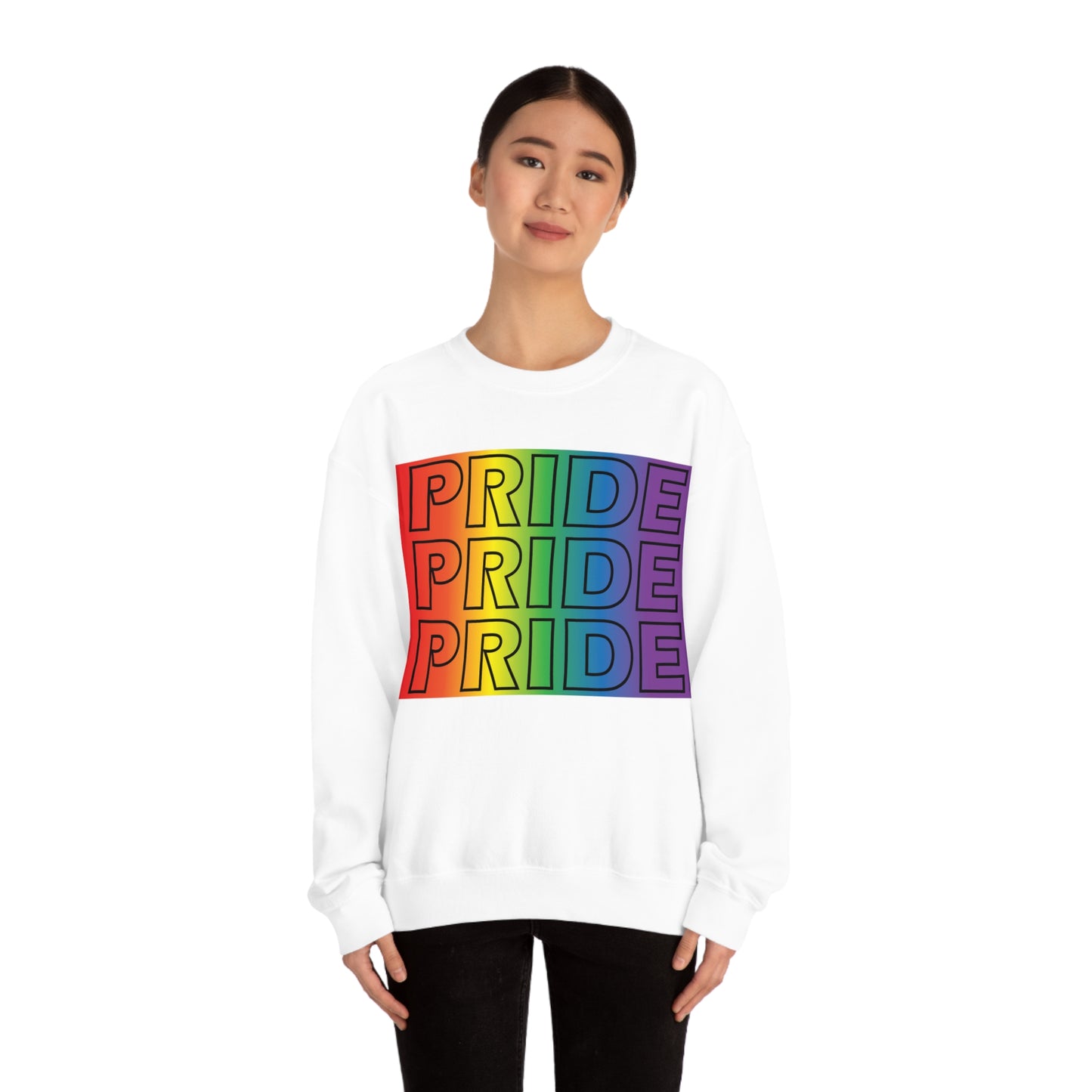 Pride Pride Pride Crewneck Sweatshirt