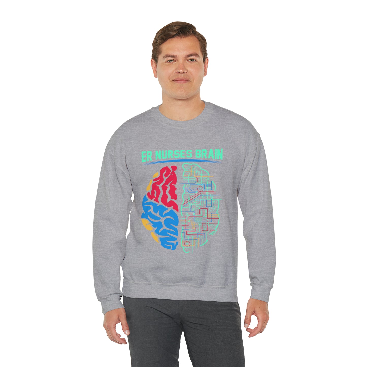 Nurses brain Crewneck Sweatshirt