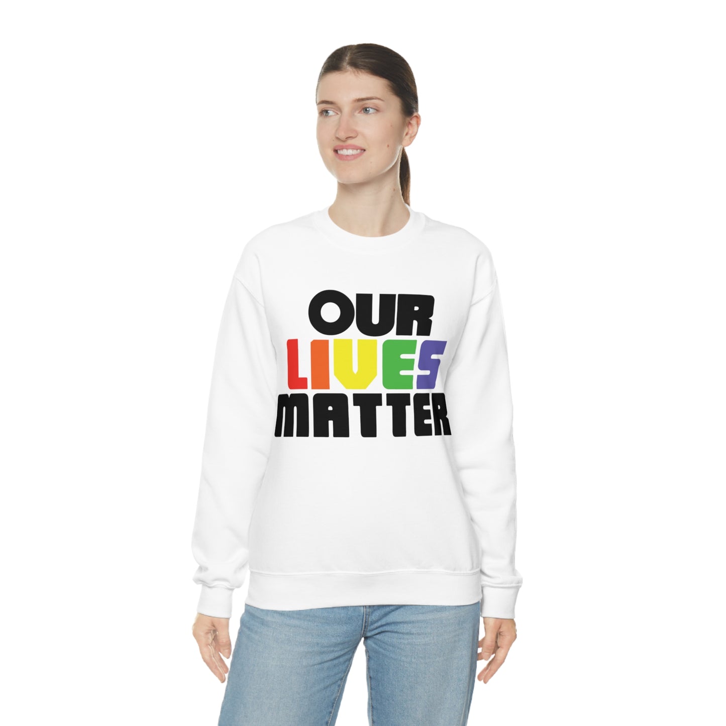 Our lives matter 1 Crewneck Sweatshirt