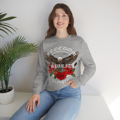 Freedom Spirit Eagle Crewneck Sweatshirt