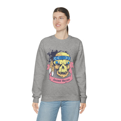 Ancient Warrior Skull Chief Crewneck Sweatshirt