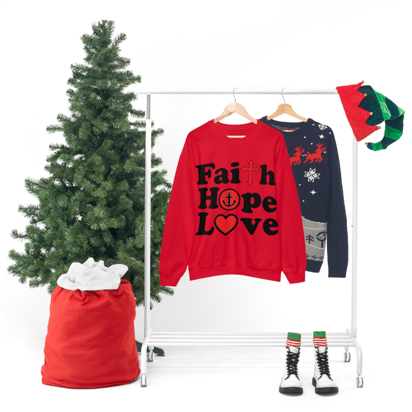 Faith Hope Love Crewneck Sweatshirt