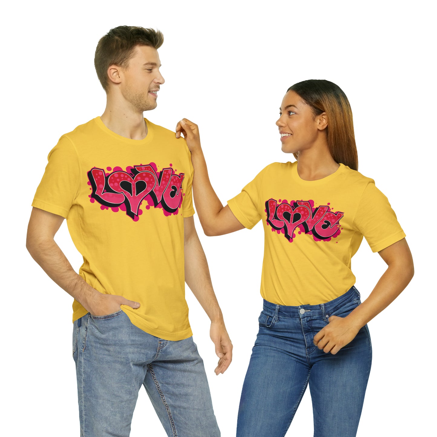 Peace and Love graffiti T-Shirt