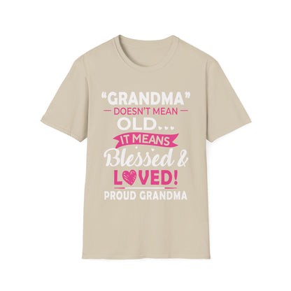 Grandma doesn't means old means blessed T-Shirt