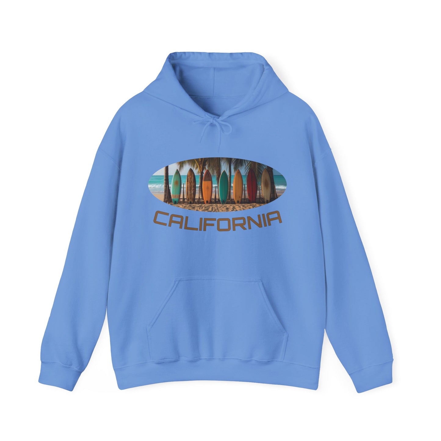 California beautiful surfer beach Hoodie