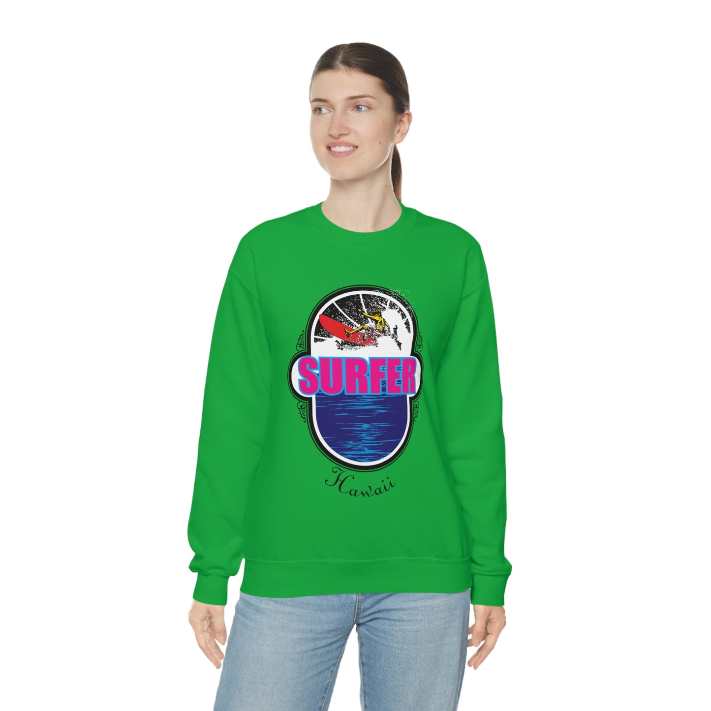 A Surfer Mind Crewneck Sweatshirt