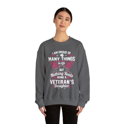 Proud veteran dad Crewneck Sweatshirt