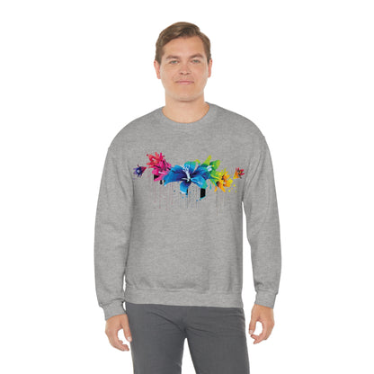 Beautiful colorful flowers Crewneck Sweatshirt