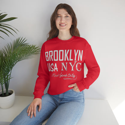 Brooklyn NY USA Crewneck Sweatshirt