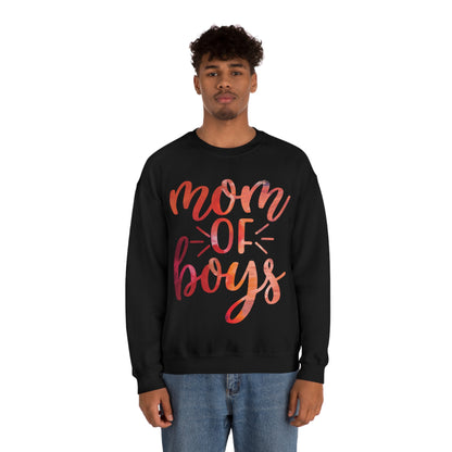 mom of boys Crewneck Sweatshirt