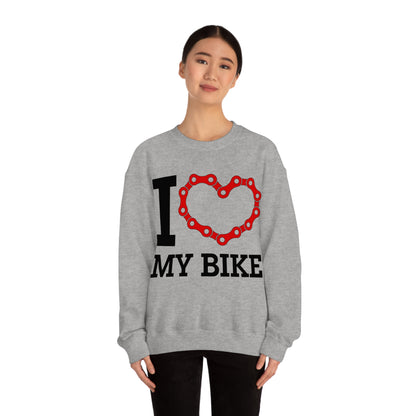 I love my bike Crewneck Sweatshirt