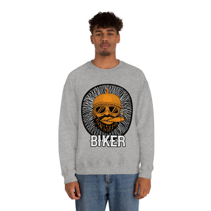 Cool Biker Crewneck Sweatshirt