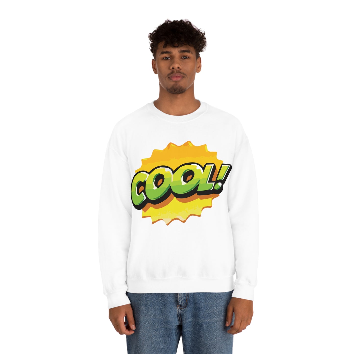 Cool! colorful graphic Crewneck Sweatshirt