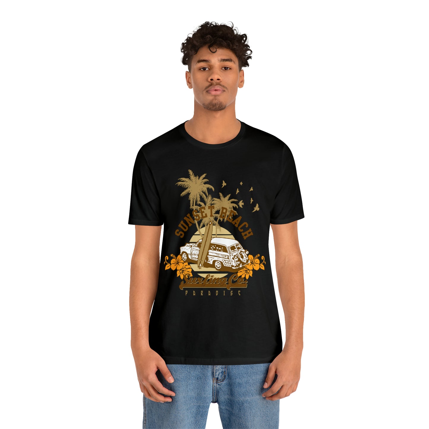 Sunset Beach Surfing Paradise T-Shirt