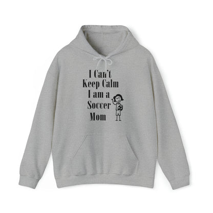 I can't keep calm I'm a soccer mom Hoodie