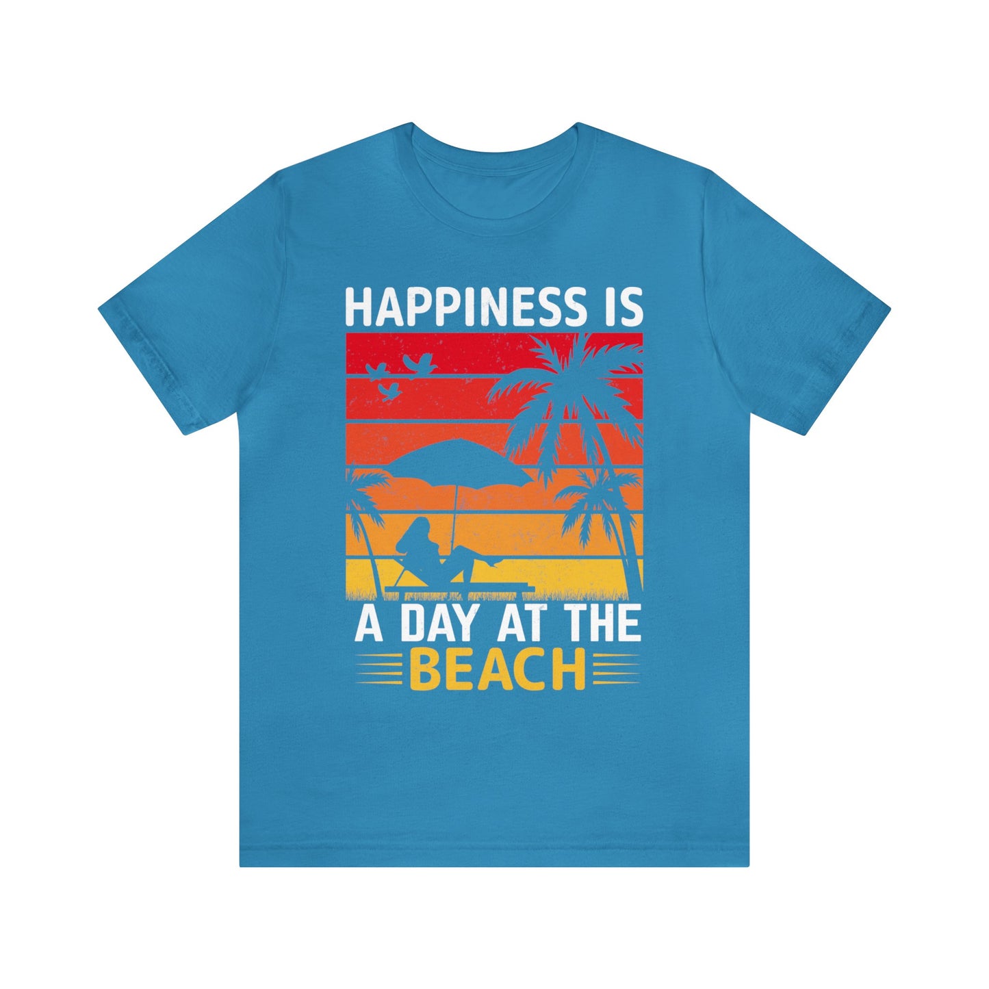 Happiness is at the beach Vintage T-Shirt