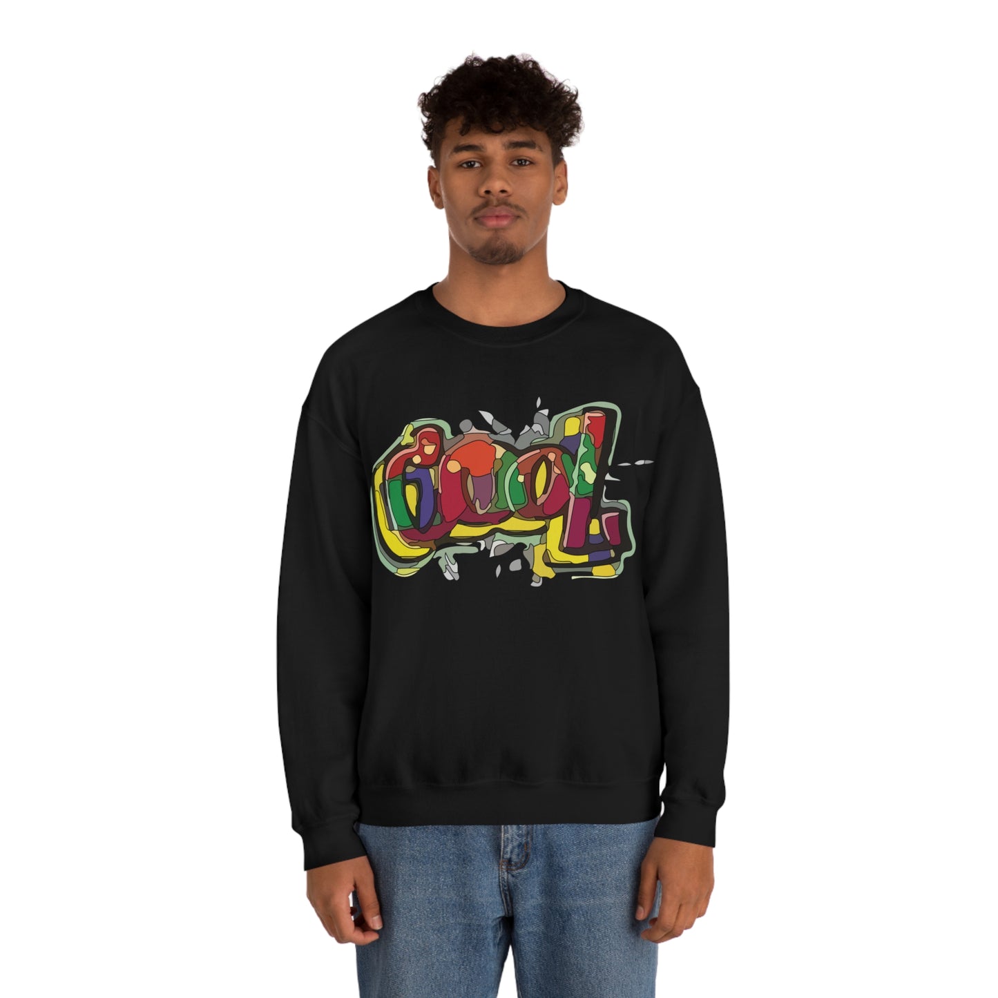 Colorful Cool graffiti Crewneck Sweatshirt