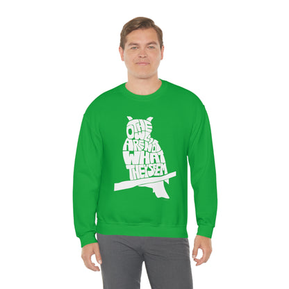 The Owls Are Not What They Seem Crewneck Sweatshirt