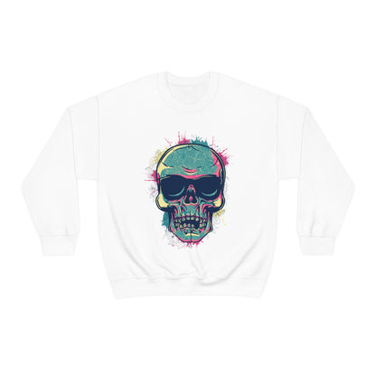 South Beach Skull Crewneck Sweatshirt