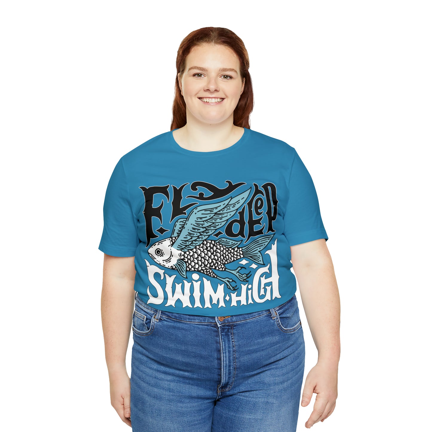 Fly deep swim high T-Shirt