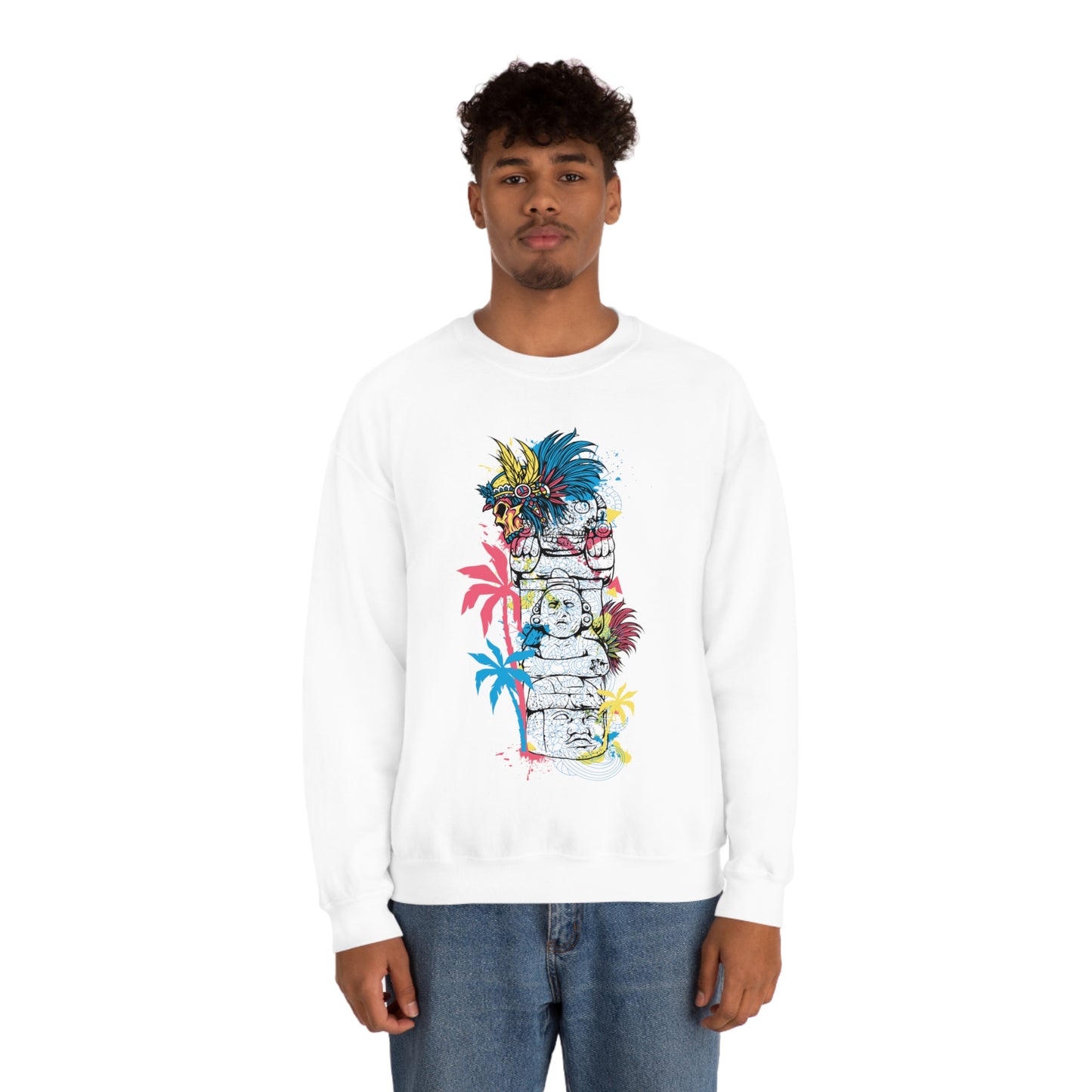 Hawaiian Buddha Crewneck Sweatshirt