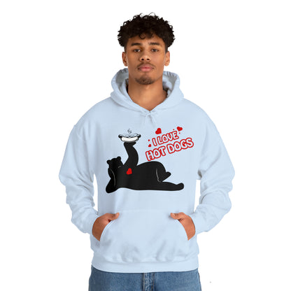 i love hot dogs Hoodie