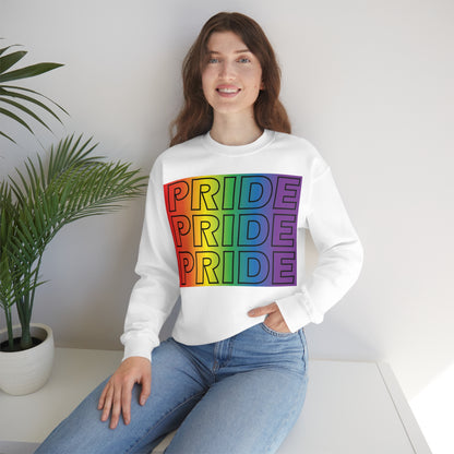 Pride Pride Pride Crewneck Sweatshirt