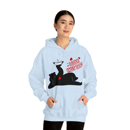 i love hot dogs Hoodie