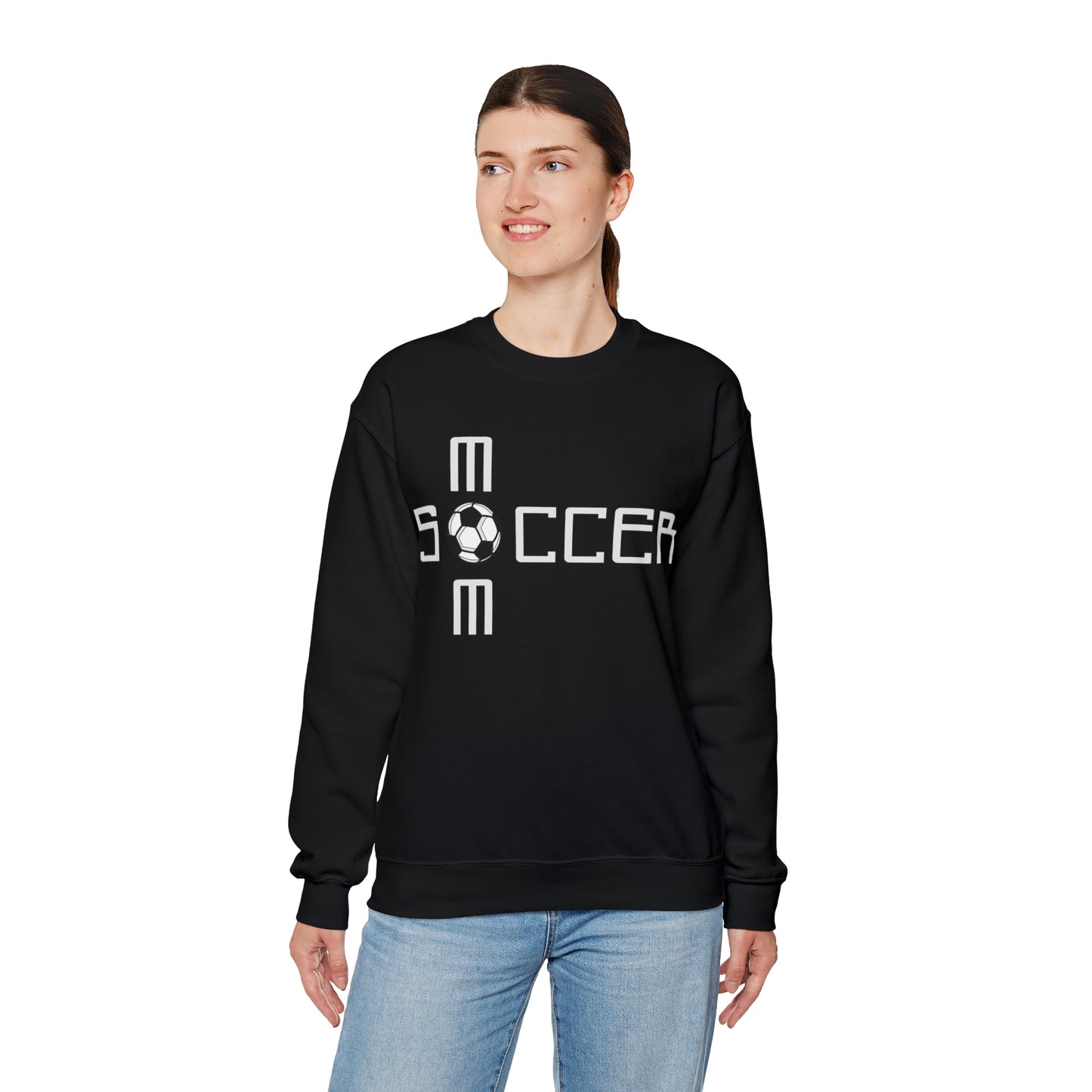 M o m Soccer Crewneck Sweatshirt