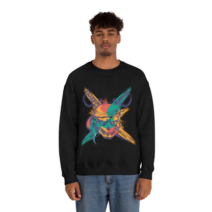 Cool Pirate Crewneck Sweatshirt