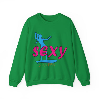 Sexy Surfer Crewneck Sweatshirt