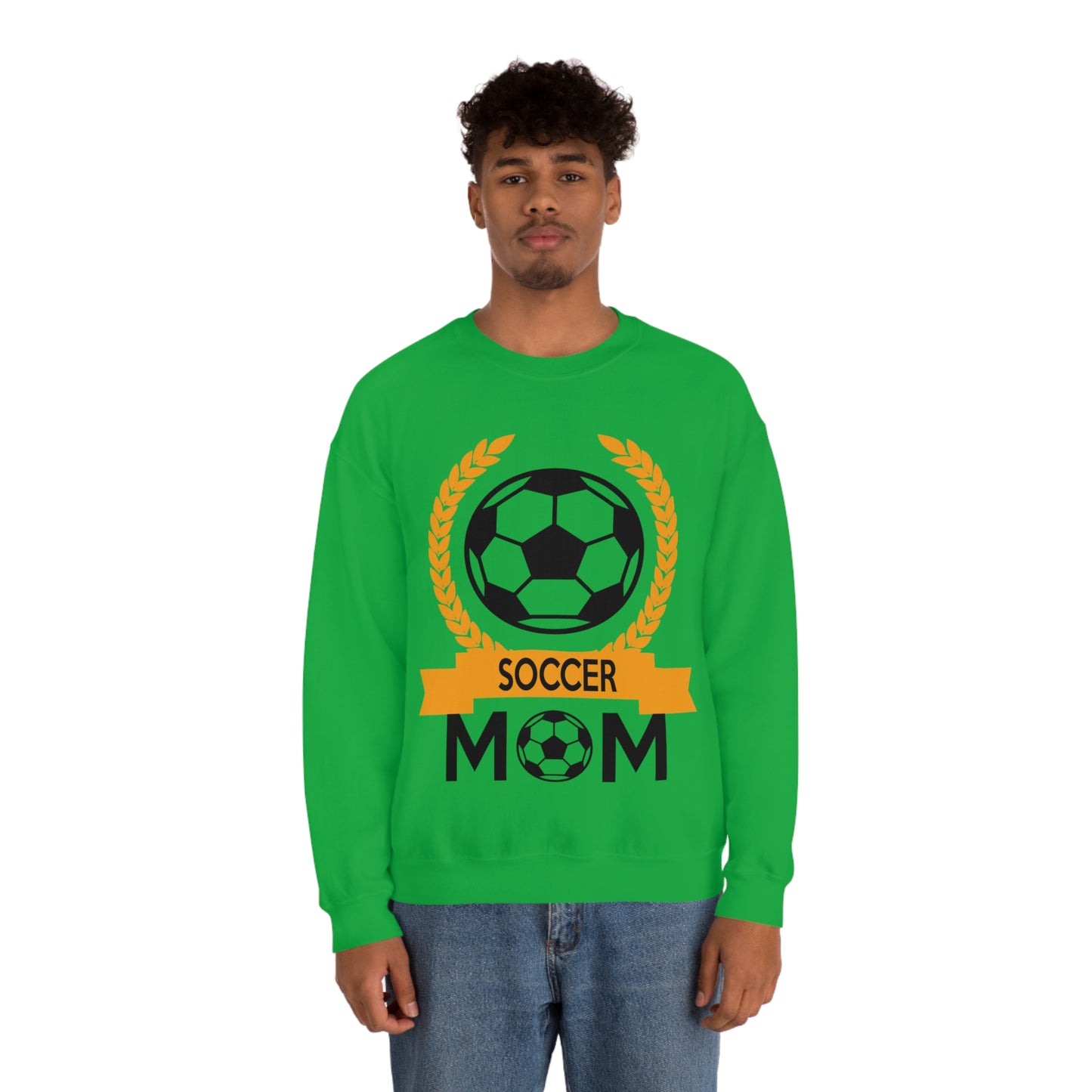 Soccer mom crest Crewneck Sweatshirt