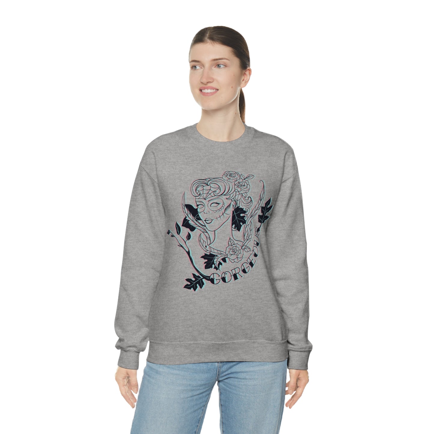 Gorgeous Lady 3D Crewneck Sweatshirt