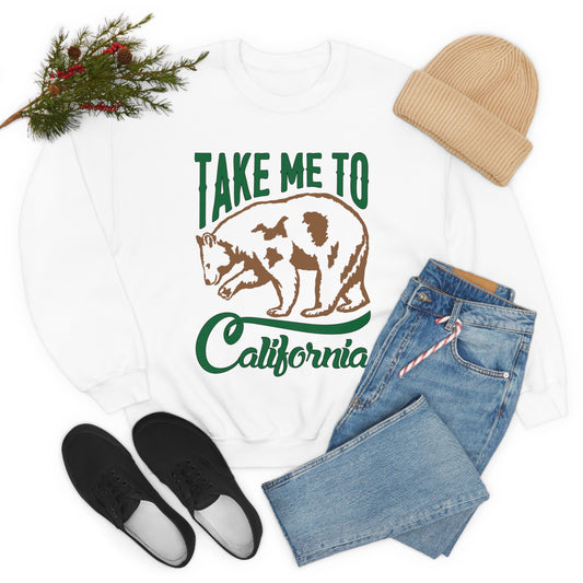 Take me to California Crewneck Sweatshirt