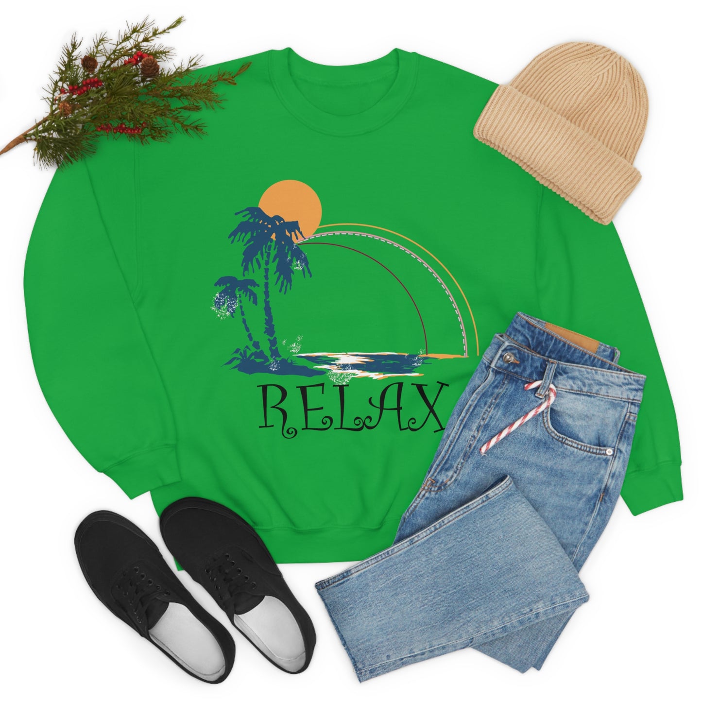 Relax Island Crewneck Sweatshirt