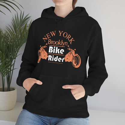 Brooklyn Bike rider Hoodie