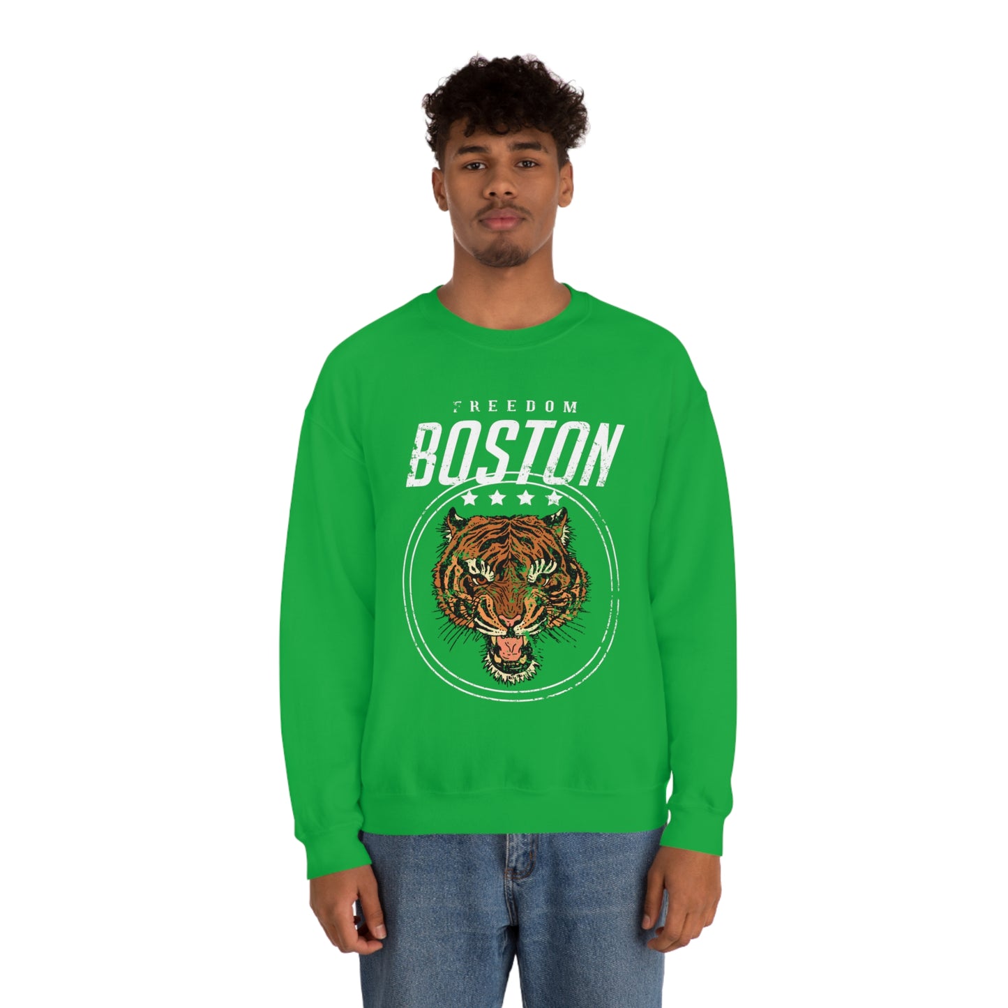 Boston Freedom Tiger Crewneck Sweatshirt