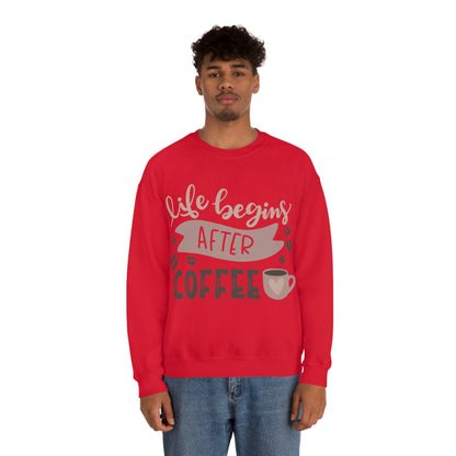 Life_begins_after_coffee Crewneck Sweatshirt