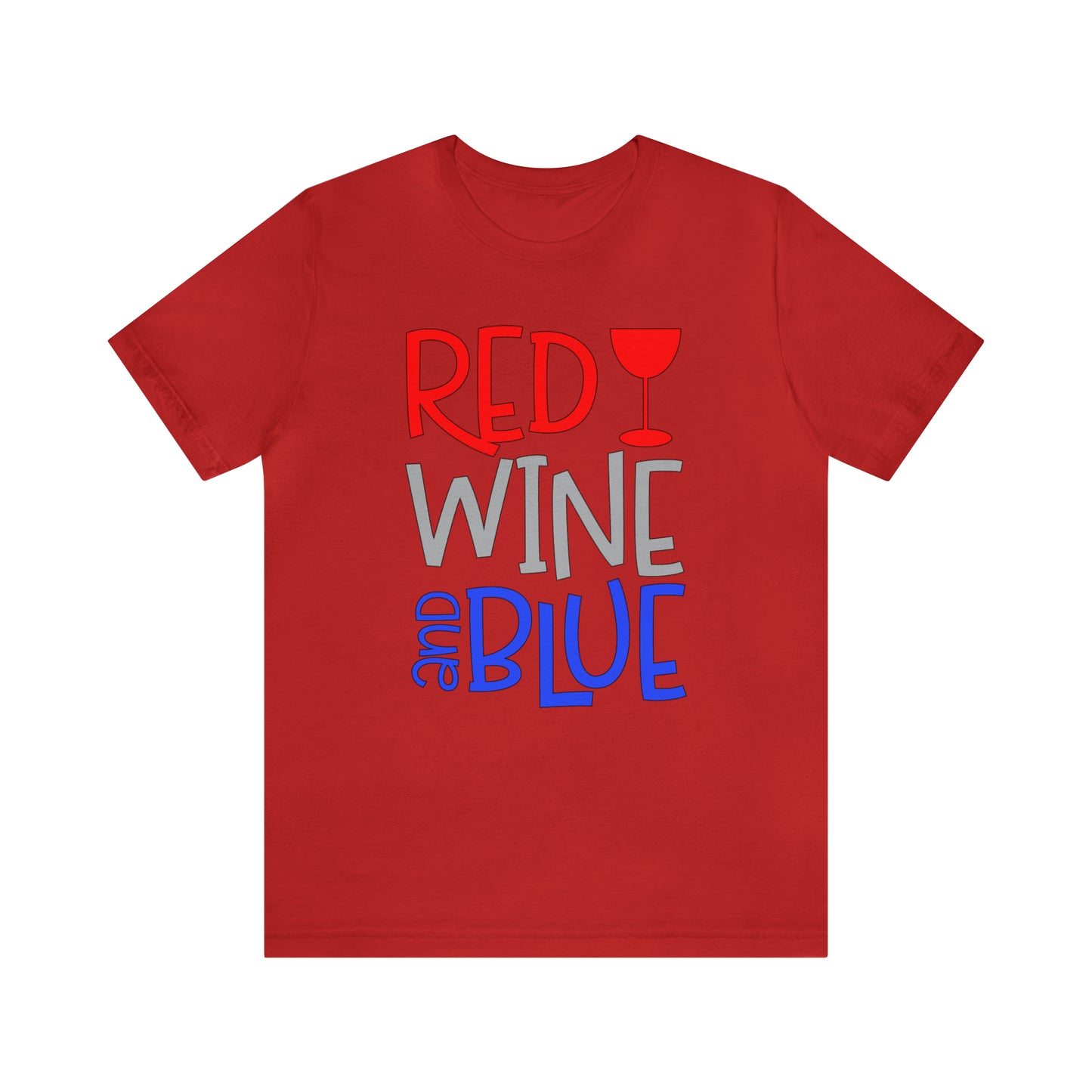 Red Wine Blue T-Shirt