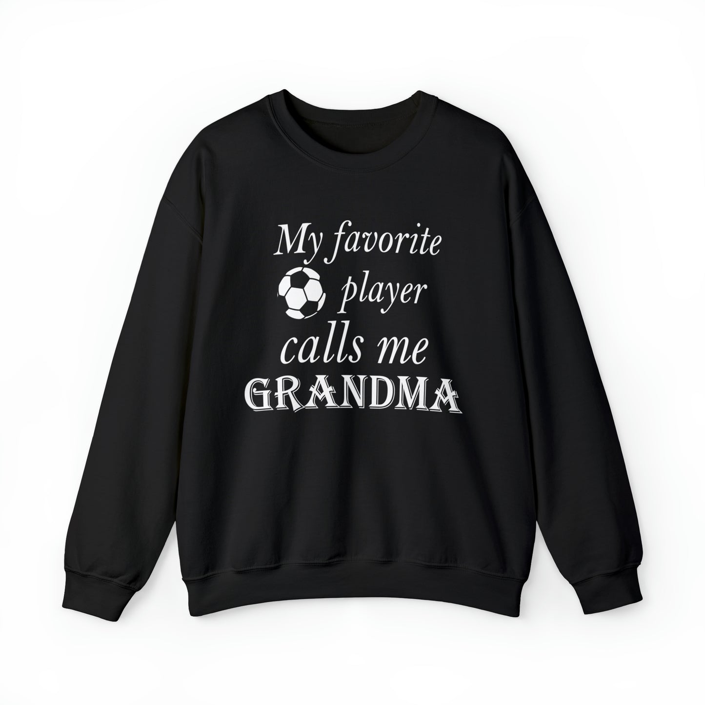 Grandma Favorite Soccer Player Crewneck Sweatshirt