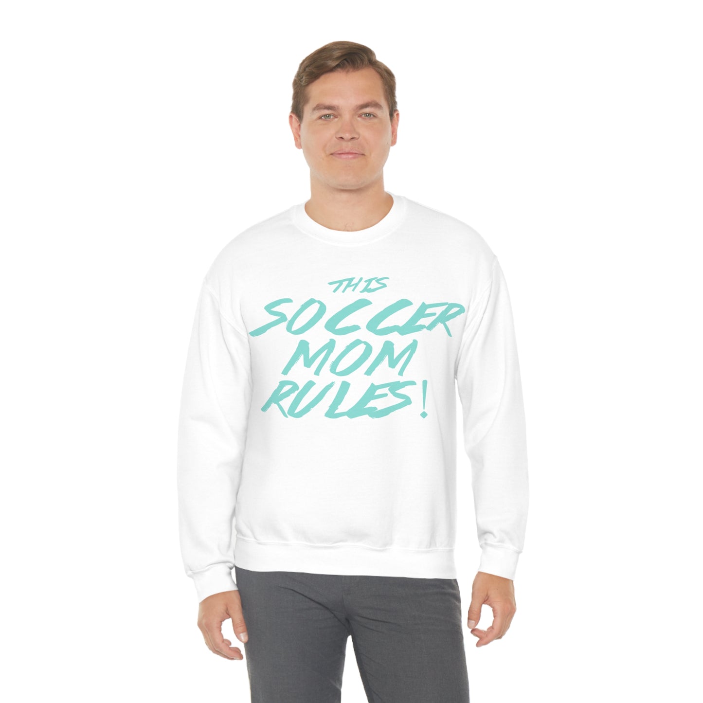 Soccer mom rules Crewneck Sweatshirt