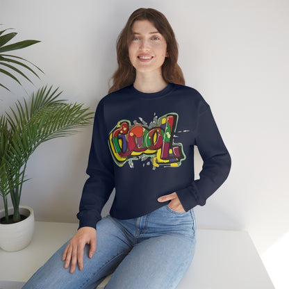 Colorful Cool graffiti Crewneck Sweatshirt